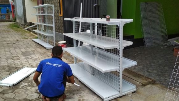 rak minimarket bekas