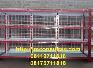 rak minimarket double 150