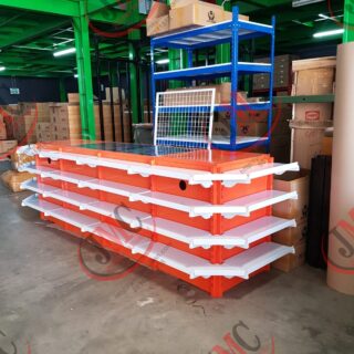 Meja Kair Full Shelfing